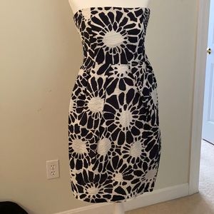 J.Crew strapless summer dress.